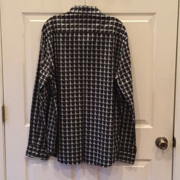 BUGATCHI Uomo Shaped Fit Button Down Men's Shirt - Picture 5 of 7